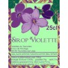 Sirop saveur Violette des Producteurs 25cl