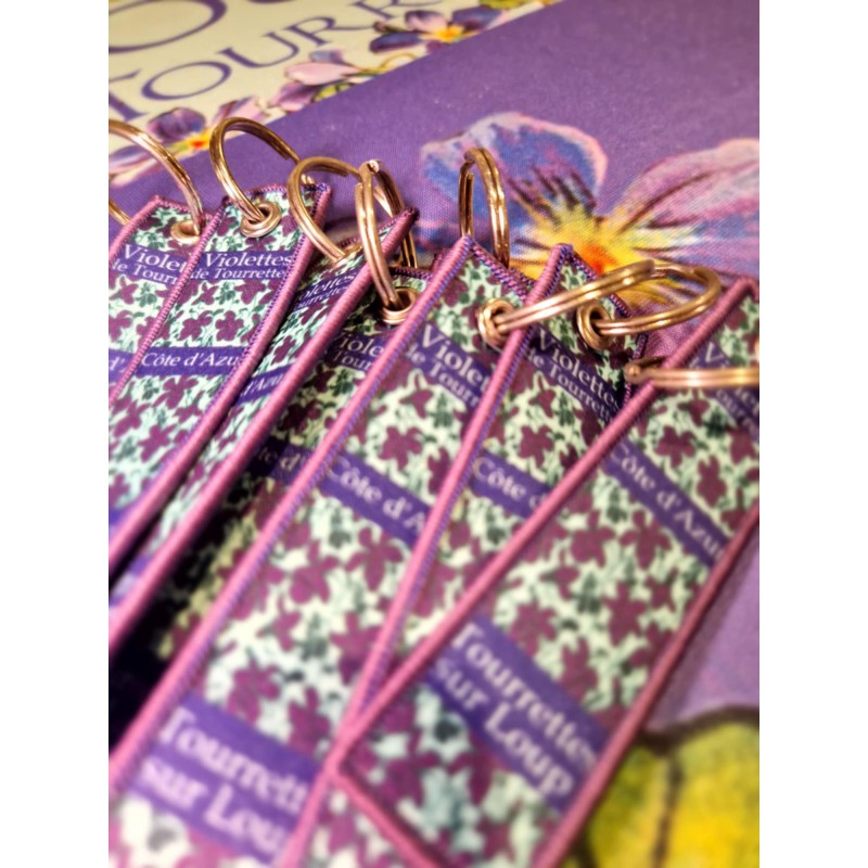 Porte clefs Violettes de Tourrettes