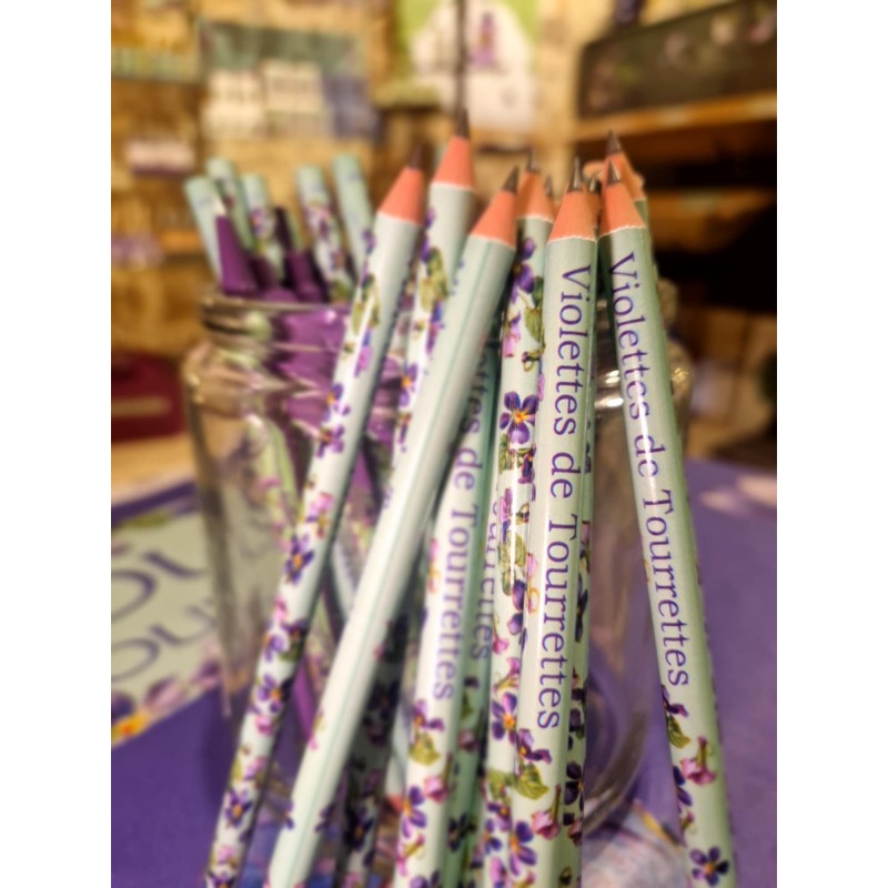 Crayon de papier Violettes de Tourrettes