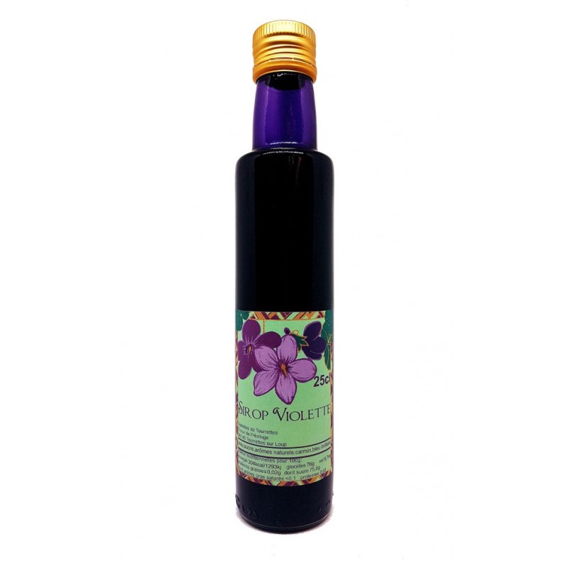 Sirop saveur Violette des Producteurs 25cl